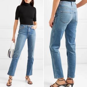 KHAITE Victoria High Rise Straight Leg Jeans Size 29